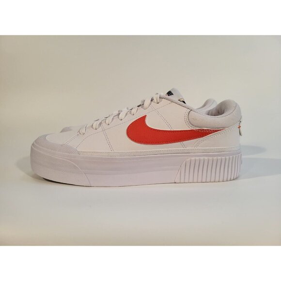 Nike Court Legacy Lift Platform Shoes Sneakers Womens Size 10 White DZ5203-100 - Picture 9 of 12